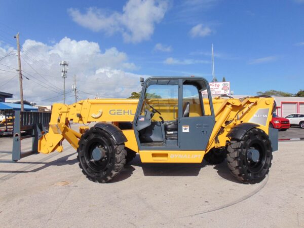 2010 GEHL DL11-55 “11K POUNDS – 55 FT” TELEHANDLER – $7,500 BRAND NEW WHEELS & TIRES – 100% SERVICED TODAY & JOB READY – 120HP JOHN DEERE TURBO DIESEL