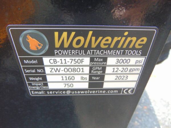 2025 WOLVERINE Skid Steer Attachment ZW-750 SEVERE DUTY - Image 3
