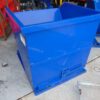 2025 USA STEEL 1 YARD DUMPING HOPPER MINI DUMPSTER WASTE BIN spring loaded easy dump – forklift slots - Image 3