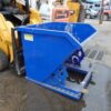2025 USA STEEL 1 YARD DUMPING HOPPER MINI DUMPSTER WASTE BIN spring loaded easy dump – forklift slots - Image 4