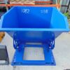 2025 USA STEEL 1 YARD DUMPING HOPPER MINI DUMPSTER WASTE BIN spring loaded easy dump – forklift slots